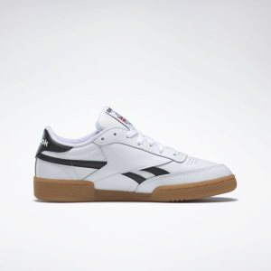 Adidasy Męskie Reebok Club C Revenge Białe/Czarne PL 63VITRL